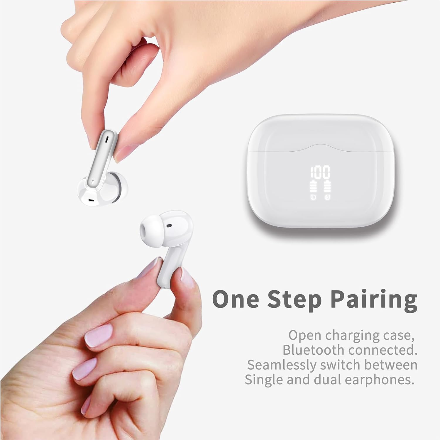 Detalle de xinwld A97 Pro A97 Wireless Earbuds, Bluetooth 5.4, ENC and IPX7