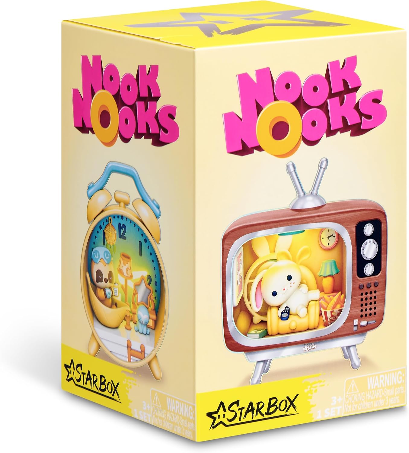 Thumbnail 1 de STARBOX 18101 Nook Nooks Series 1 blinddoos met verlichte dierenscène