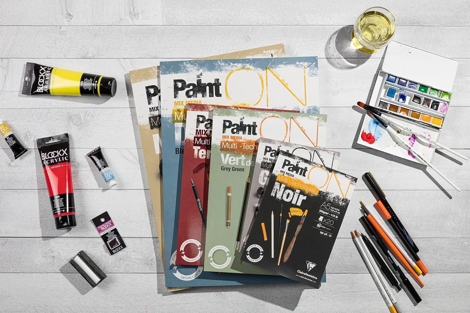 Thumbnail 4 de Bloc Clairefontaine PaintON 15 feuilles 📄