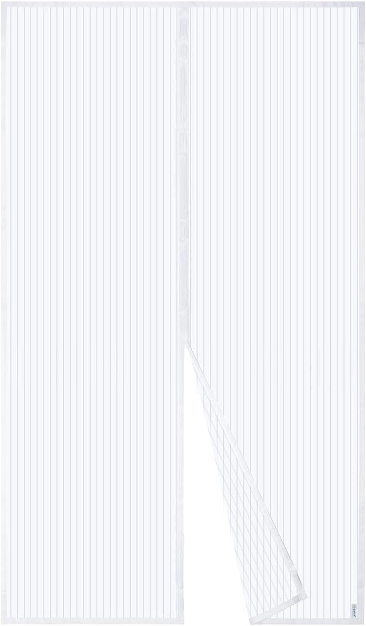 Apalus Zanzariera con Magneti per Porte 140 x 240 cm — Rete Fine, completamente magnetica e autochiudente