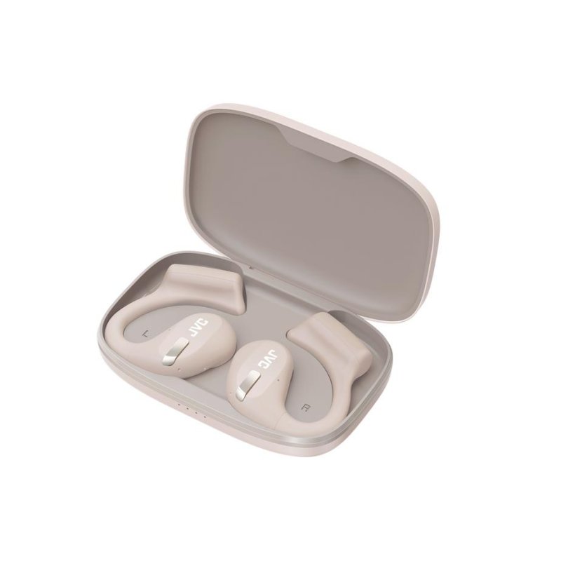 Thumbnail 1 de JVC HA-NP50T: Auriculares Bluetooth inalámbricos con cancelación de ruido, IPX5 y micrófono, beige