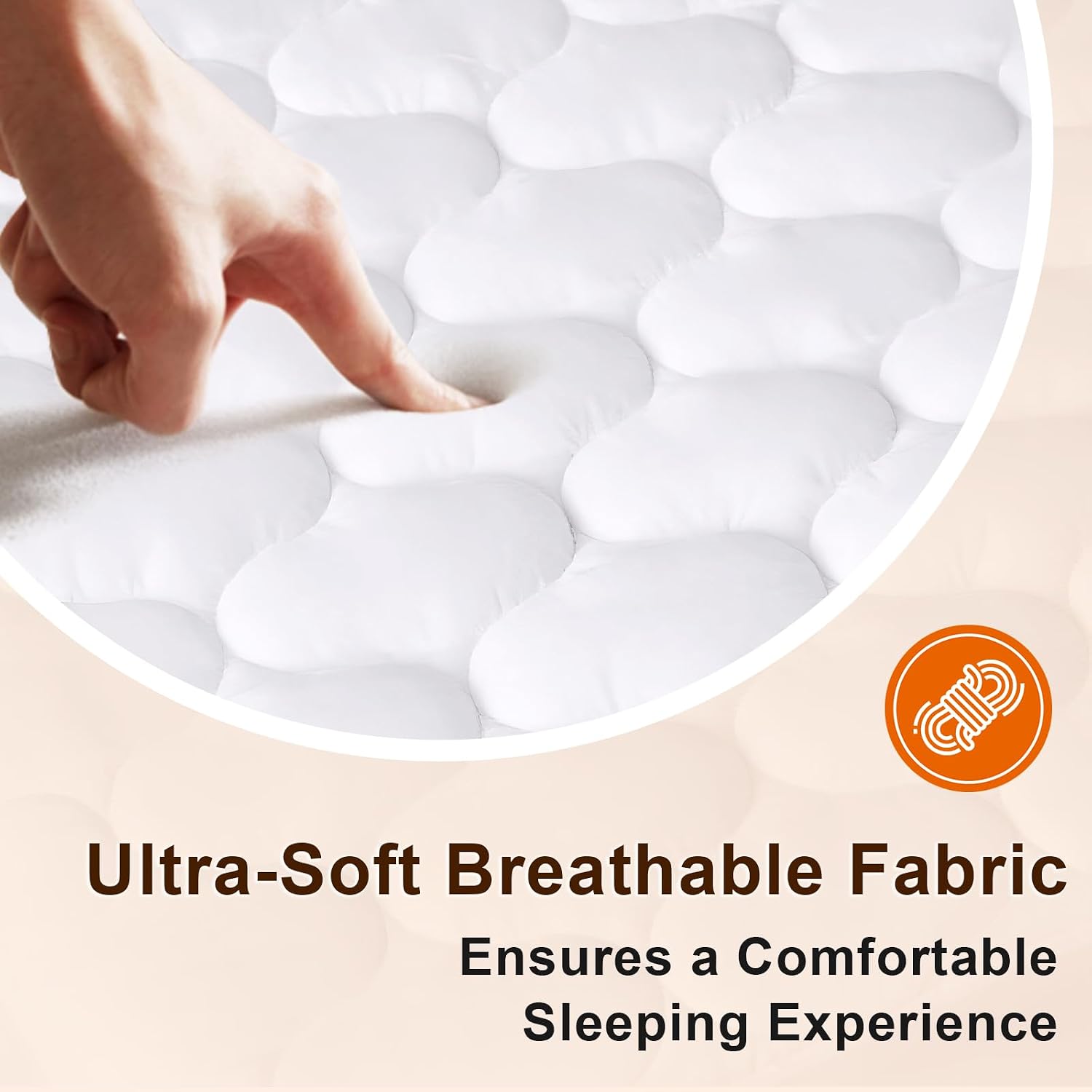 Thumbnail 3 de HYLEORY Queen Heated Mattress Pad, Dual Controls, 9 Heat Settings, Deep Pocket