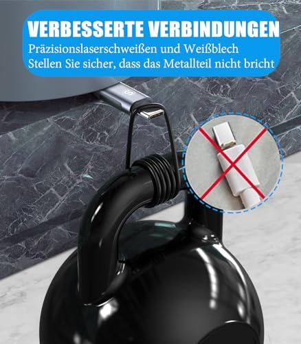Thumbnail 6 de sweguard USB C Kabel 3.1A – 2 Stück, 3 m: Nylongeflochtenes Schnellladekabel für eine breite Kompatibilität