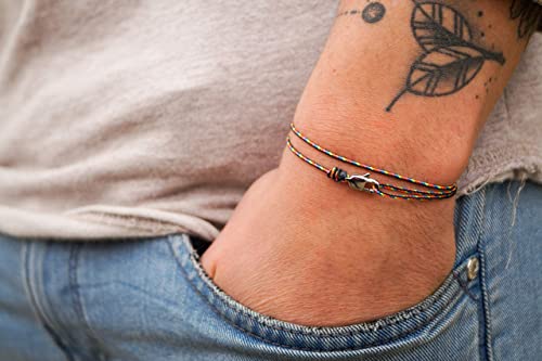 Detalle de Made by Nami Bracelet Fin pour Hommes et Femmes – Bracelets marins minimalistes