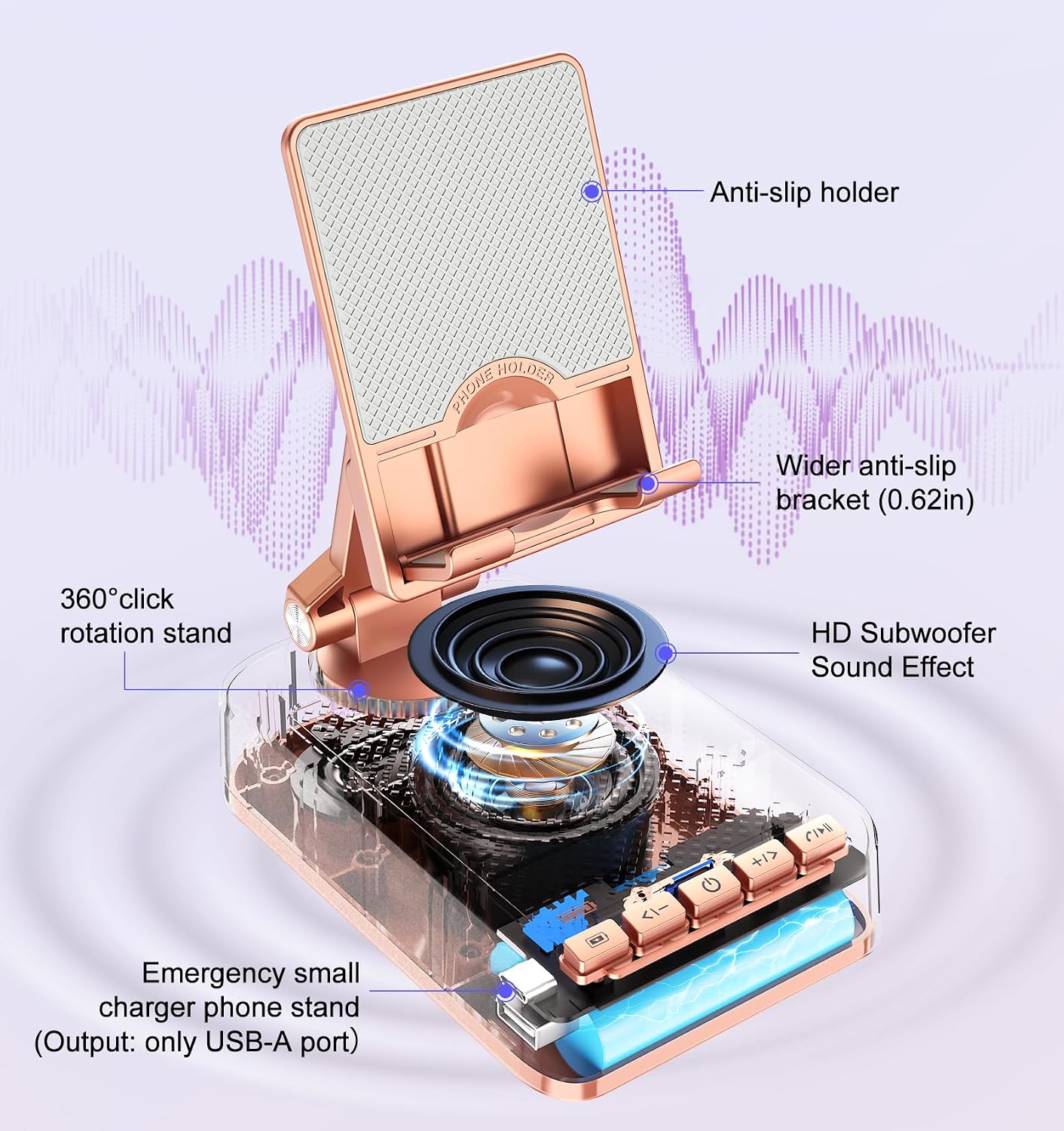 Thumbnail 2 de Joymate 3-in-1 Bluetooth Speaker Stand