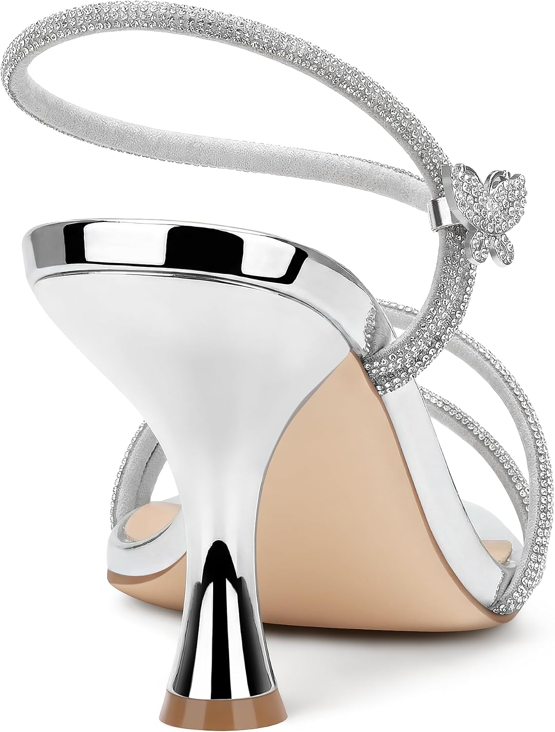 Thumbnail 6 de Viciously Vixen Women's Strappy Kitten Heels, Square-Toe Sandals with Ankle Strap