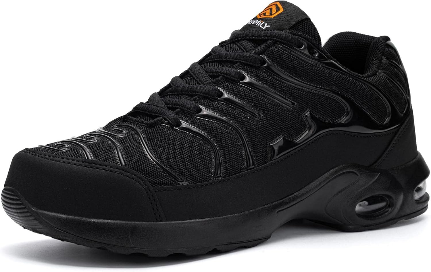 Detalle 2 de DYKHMILY Steel Toe Cap Trainers for Men: Durable, Lightweight Safety Shoes
