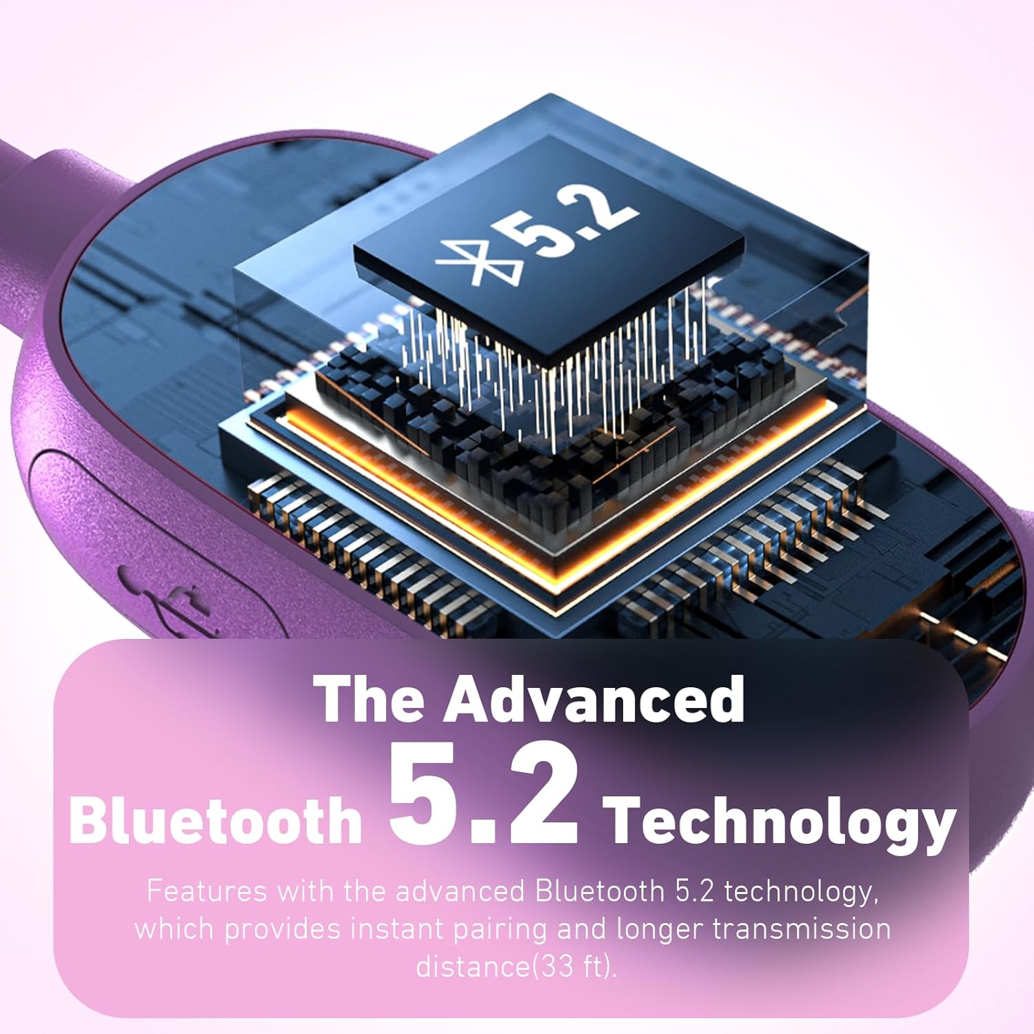Thumbnail 4 de Mehomeli Kids Headphones: Open-Ear Bluetooth 5.2 with 85dB Volume Limit