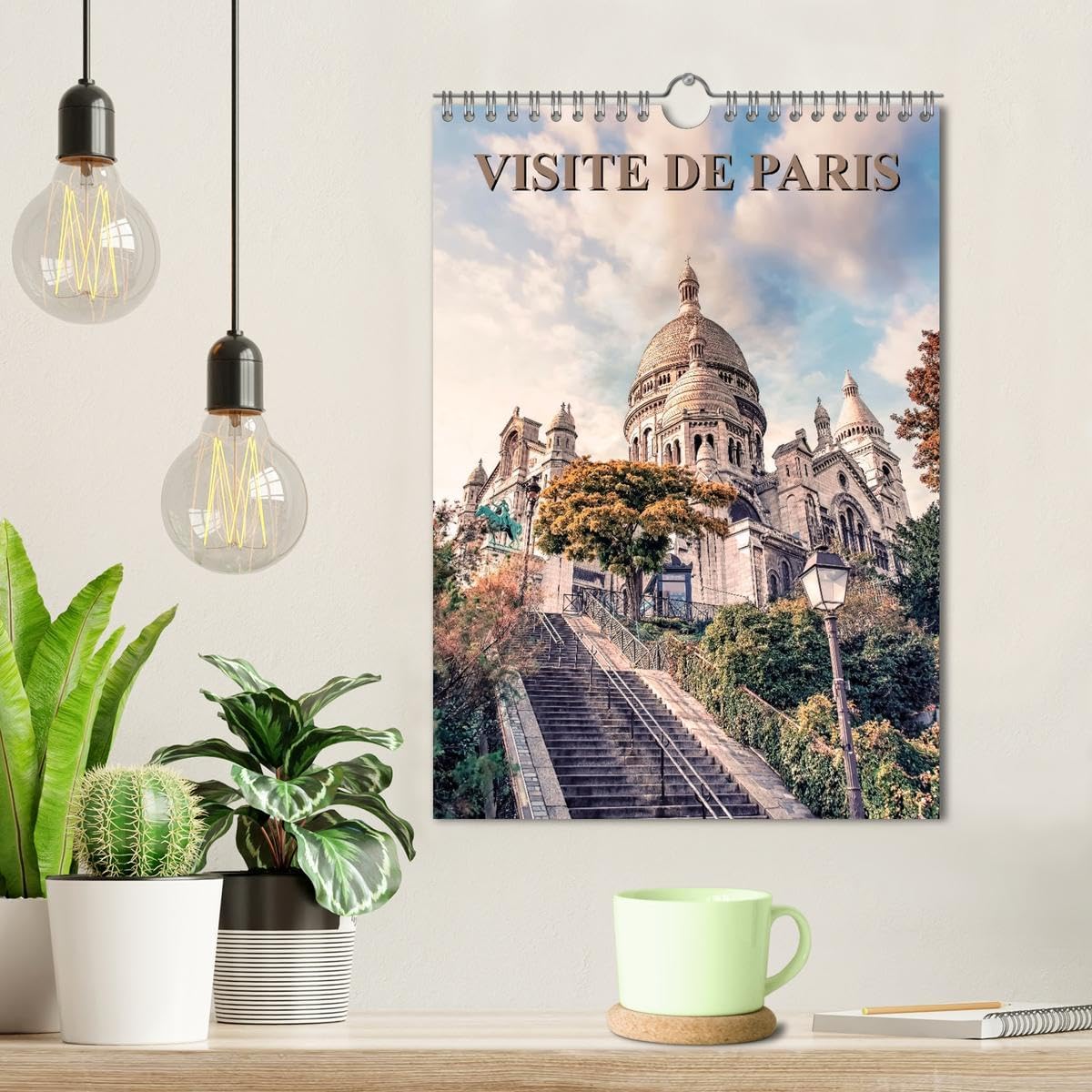 Thumbnail 2 de CALVENDO „Visite de Paris“ Wandkalender 2026 DIN A4 hoch – Fotokalender mit 12 Motiven
