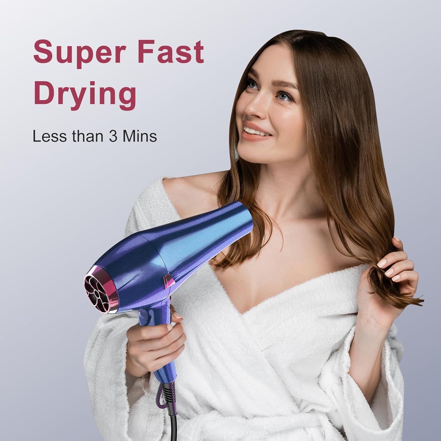 Thumbnail 1 de CONFU Hair Dryer Pro (1875 Watts) — Professional Ionic Salon Blow Dryer with Diffuser