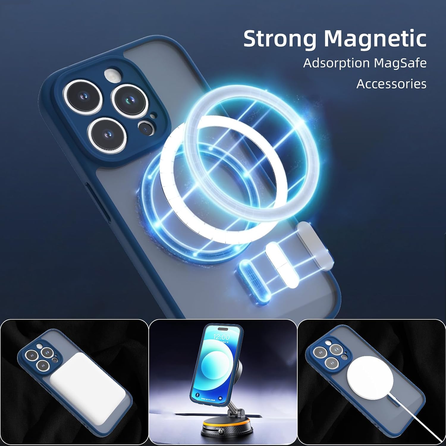 Detalle 2 de K TOMOTO Magnetic Phone Case for iPhone 14 Pro