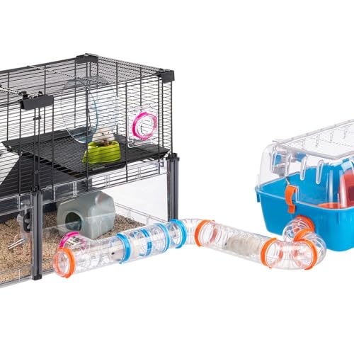 Detalle 1 de Ferplast Tube Curve Juego de tubos para hámster, 9 piezas 🐹