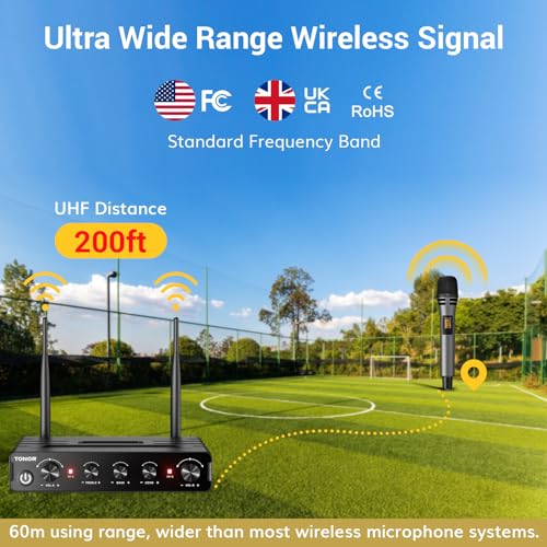 Thumbnail 1 de TONOR TW350 Wireless Microphones for Singing: All‑Rounder Karaoke Kit