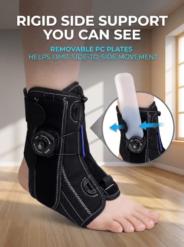 Detalle de KNEEBRIGHT ABF1 Ankle Brace with Rigid Side Stabilizers