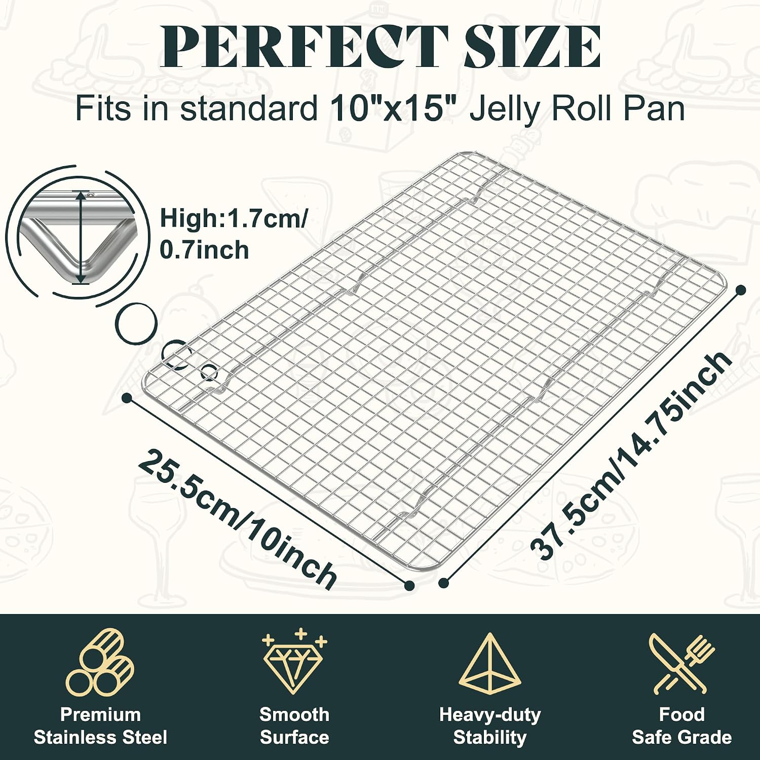 Detalle de Cooling Racks 10 x 14.75 in