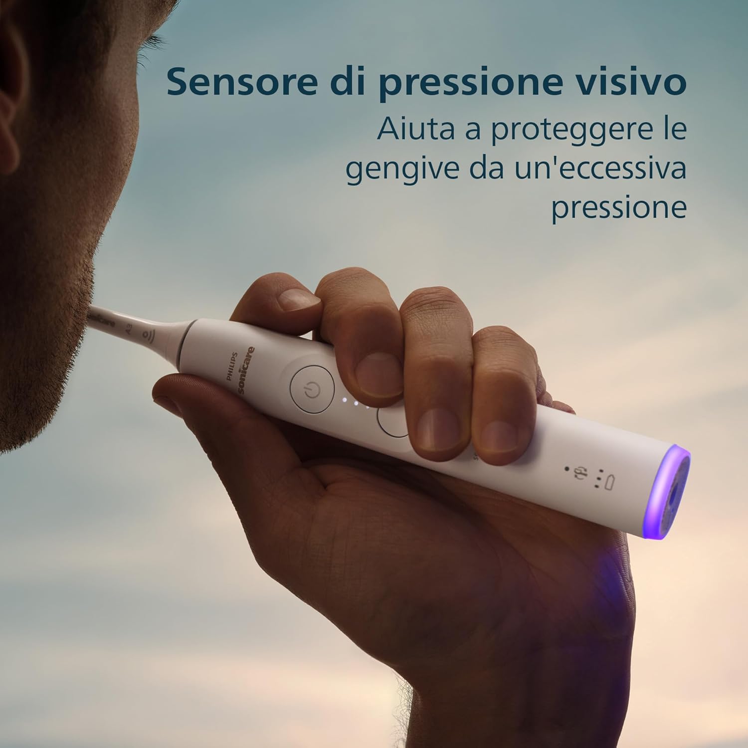 Thumbnail 5 de Philips Sonicare 7100 HX7420/08 spazzolino elettrico sonico con app: 4 modalità e avviso di pressione