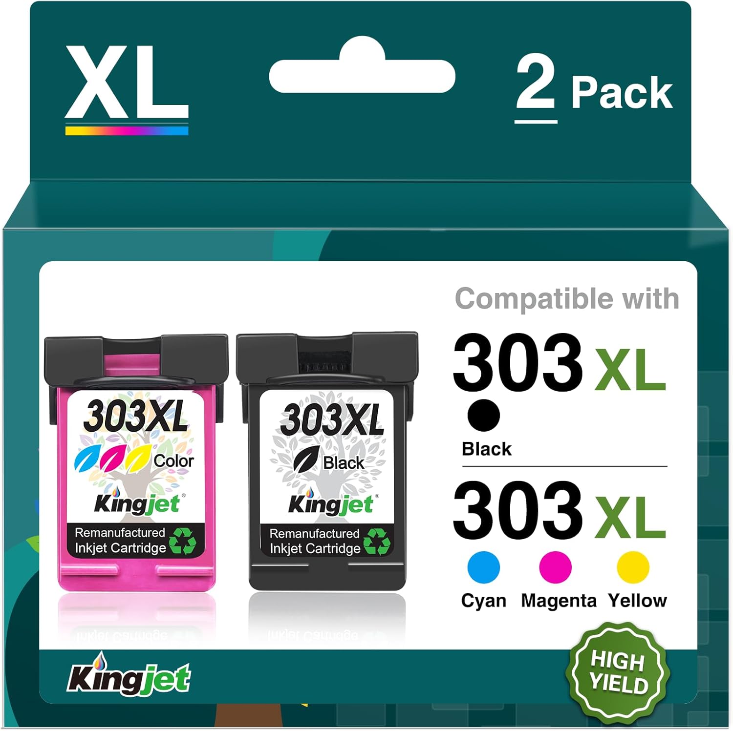 KINGJET 303 XL Multipack für HP 303