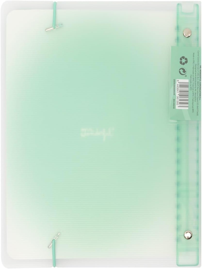 Thumbnail 1 de Mr. Wonderful Cahier A5 transparent — Life is beautiful 📓