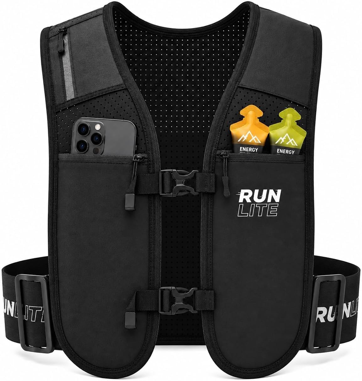 Detalle de Run Lite Run Lite V2 Running Vest with Phone Holder, 5 Pockets
