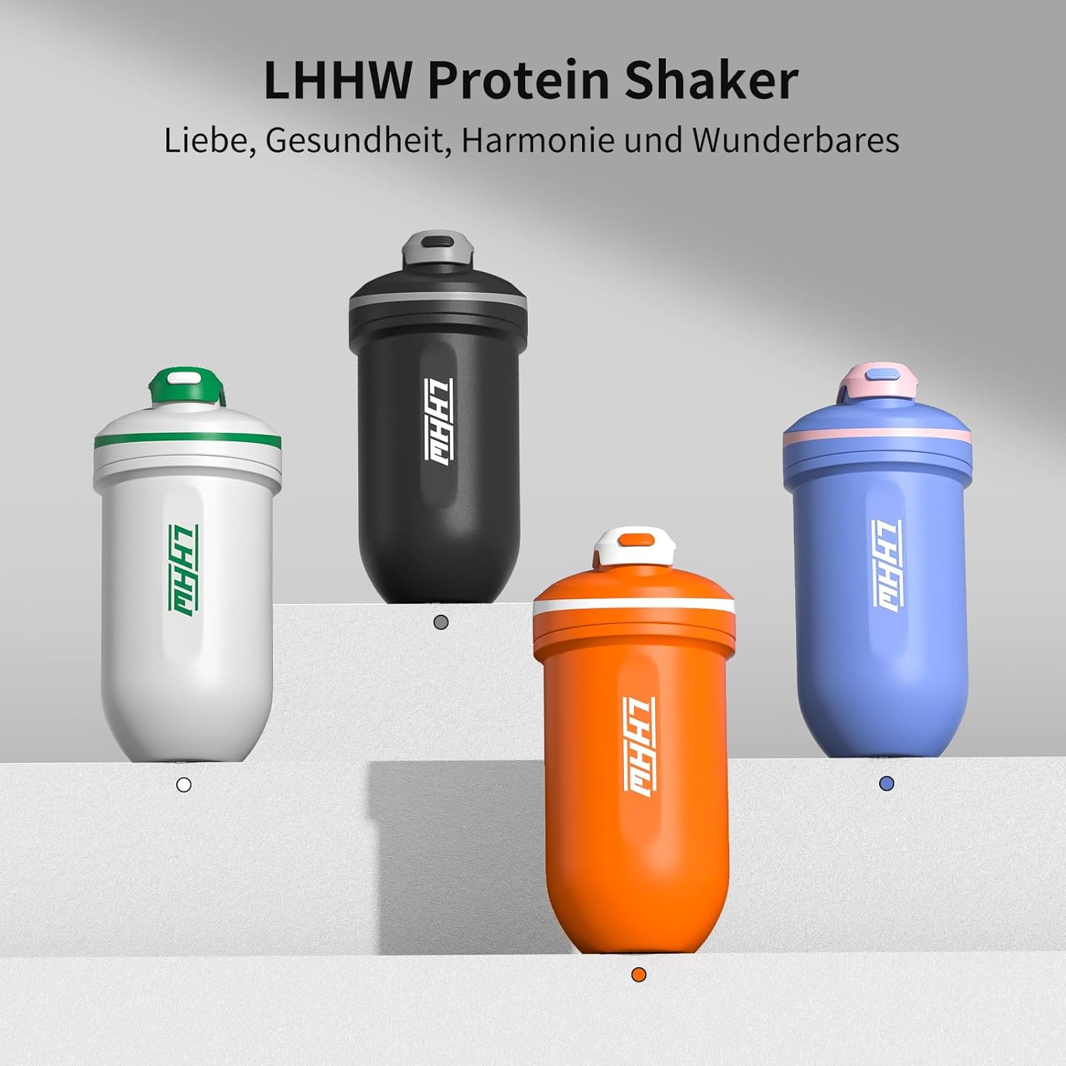 Thumbnail 6 de LHHW shaker à protéines en acier inoxydable 500 ml (sans boule) avec anti-fuite