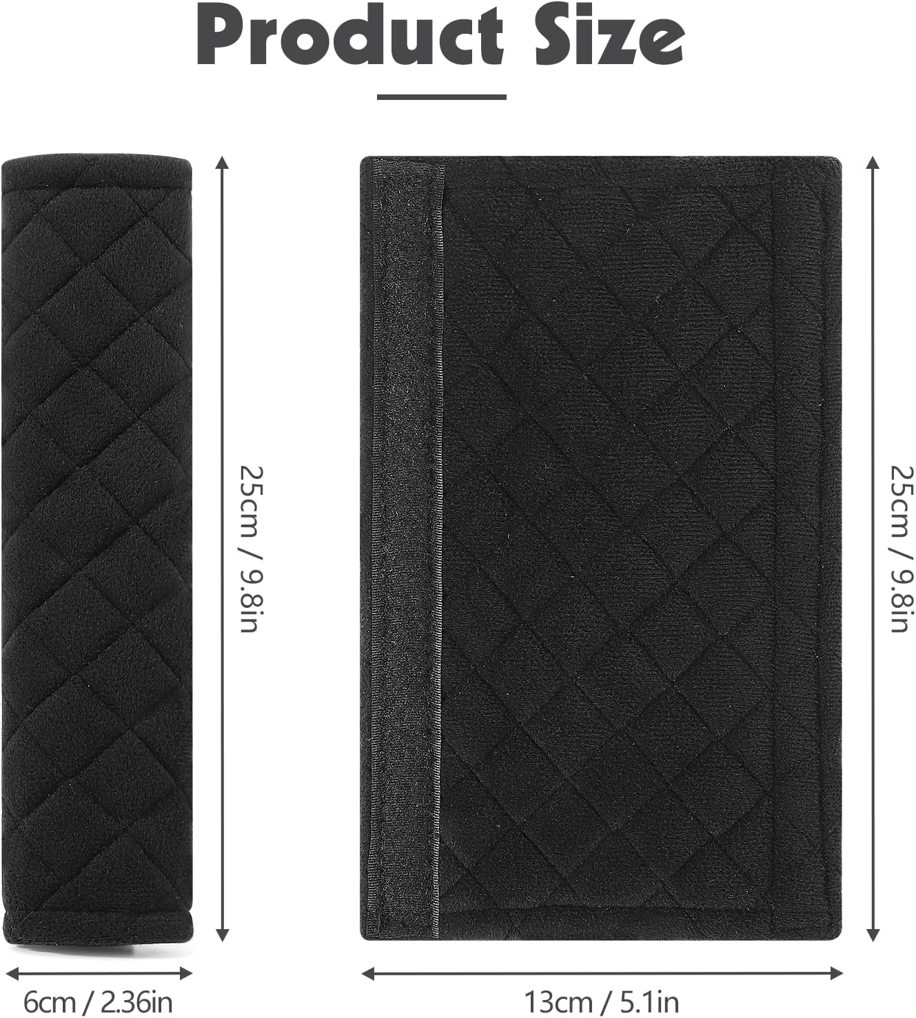 Detalle de Seatbelt comfort pads, 4 piece set