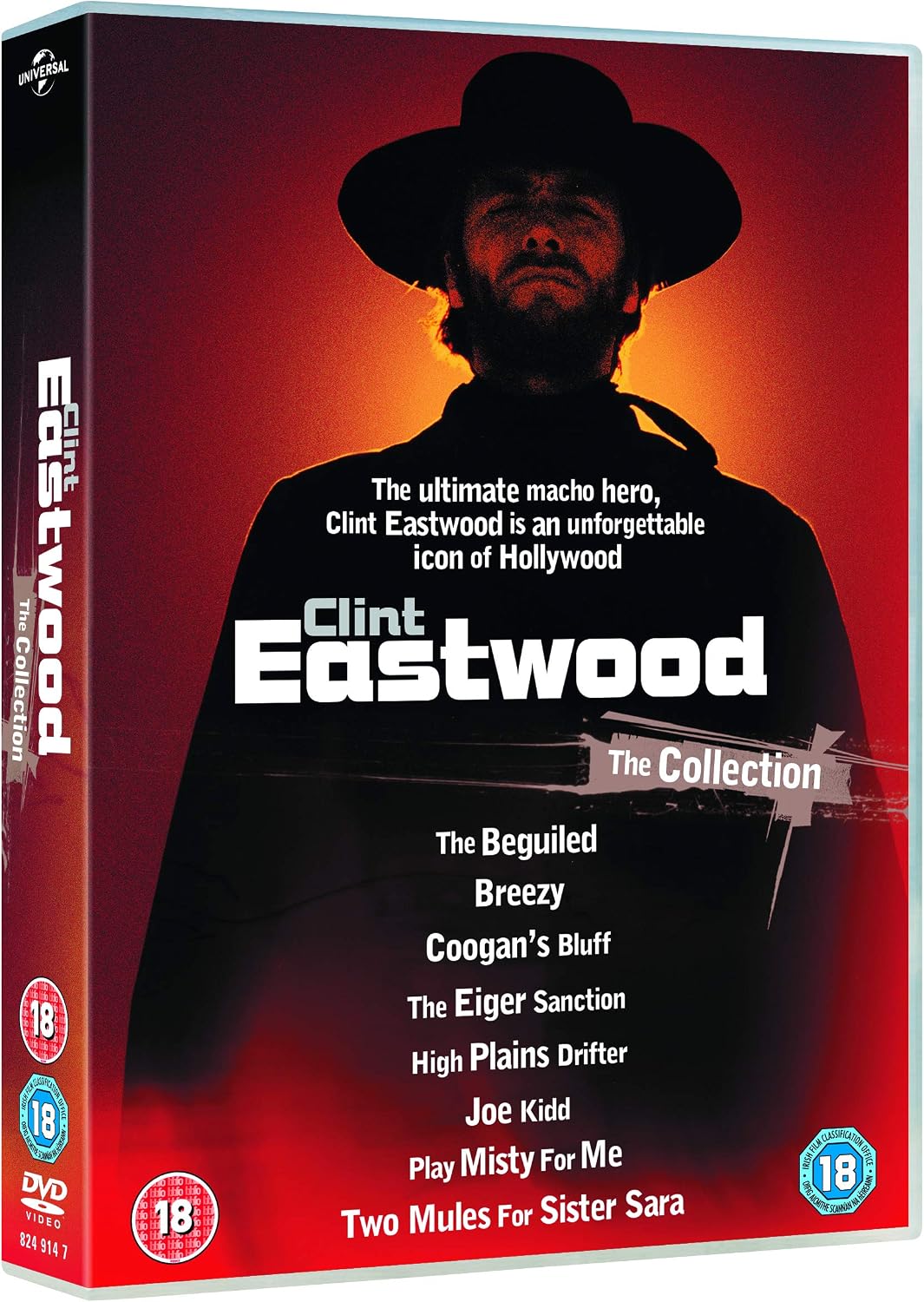 Detalle 2 de Clint Eastwood: The Collection – boxset med åtta filmer i PAL-format