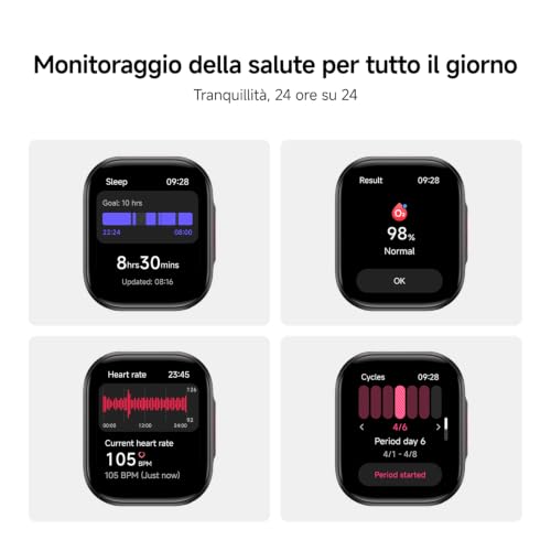 Thumbnail 6 de XIAOMI Redmi Watch 6 Lite: Fitness Tracker AMOLED, GPS integrato e autonomia fino a 18 giorni
