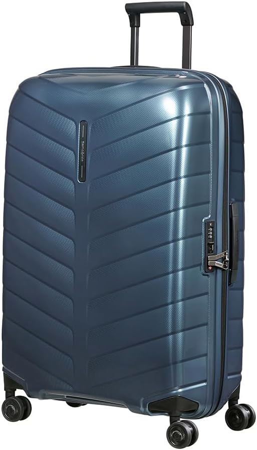 Detalle de Samsonite Attrix Spinner L 75 cm – Valigia Blu (97 L) in Roxkin, robusta e pratica