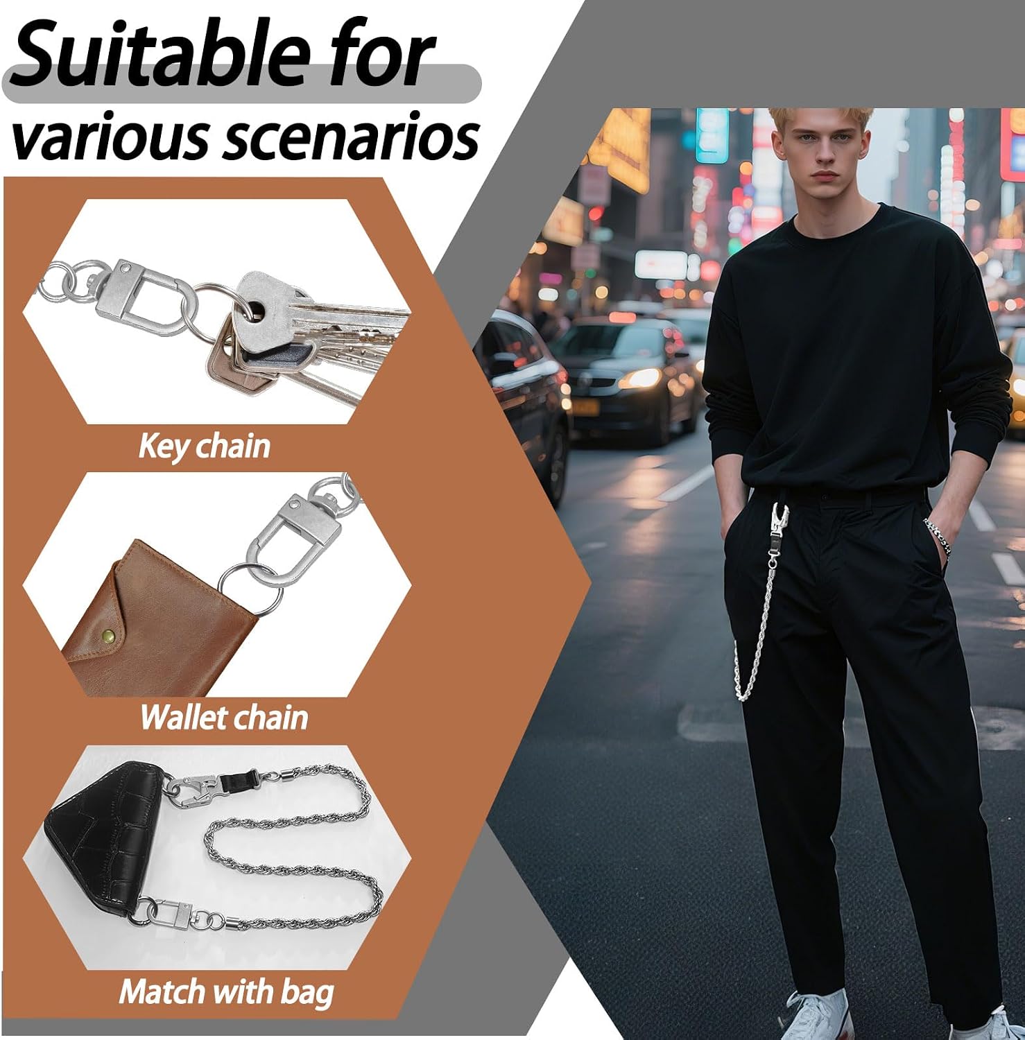 Thumbnail 1 de Ahiller wallet chain 64.7cm