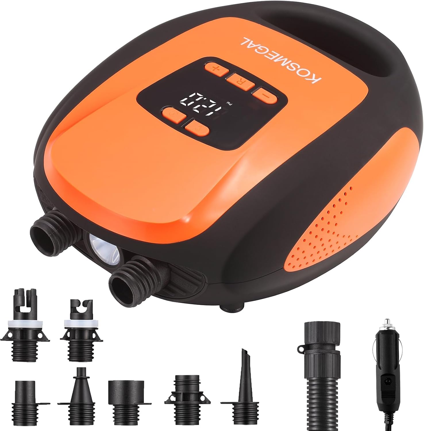 Detalle de kosmegal Electric Portable Paddle Board Pump (20PSI) for SUP, Inflatables & More