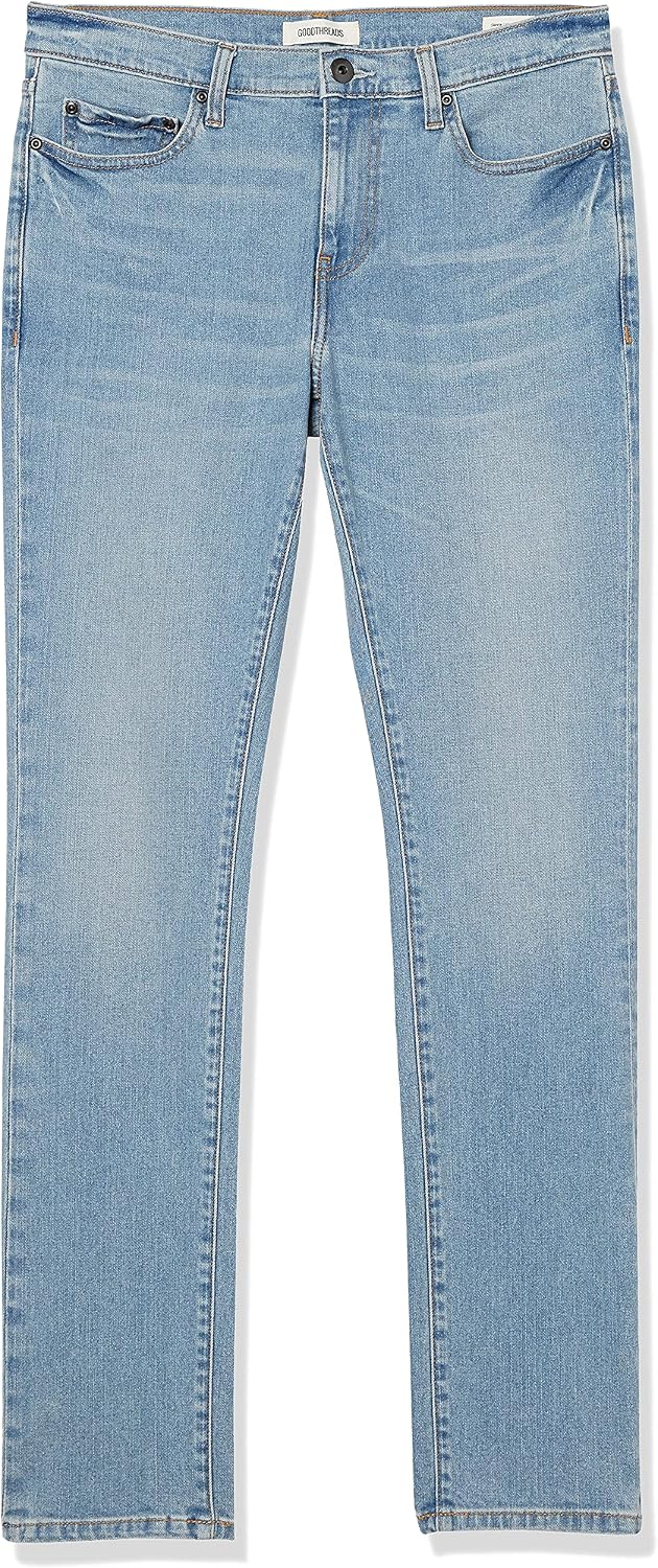 Detalle de Amazon Essentials Herren Jeans Skinny-Fit Comfort-Stretch – Auslauffarben