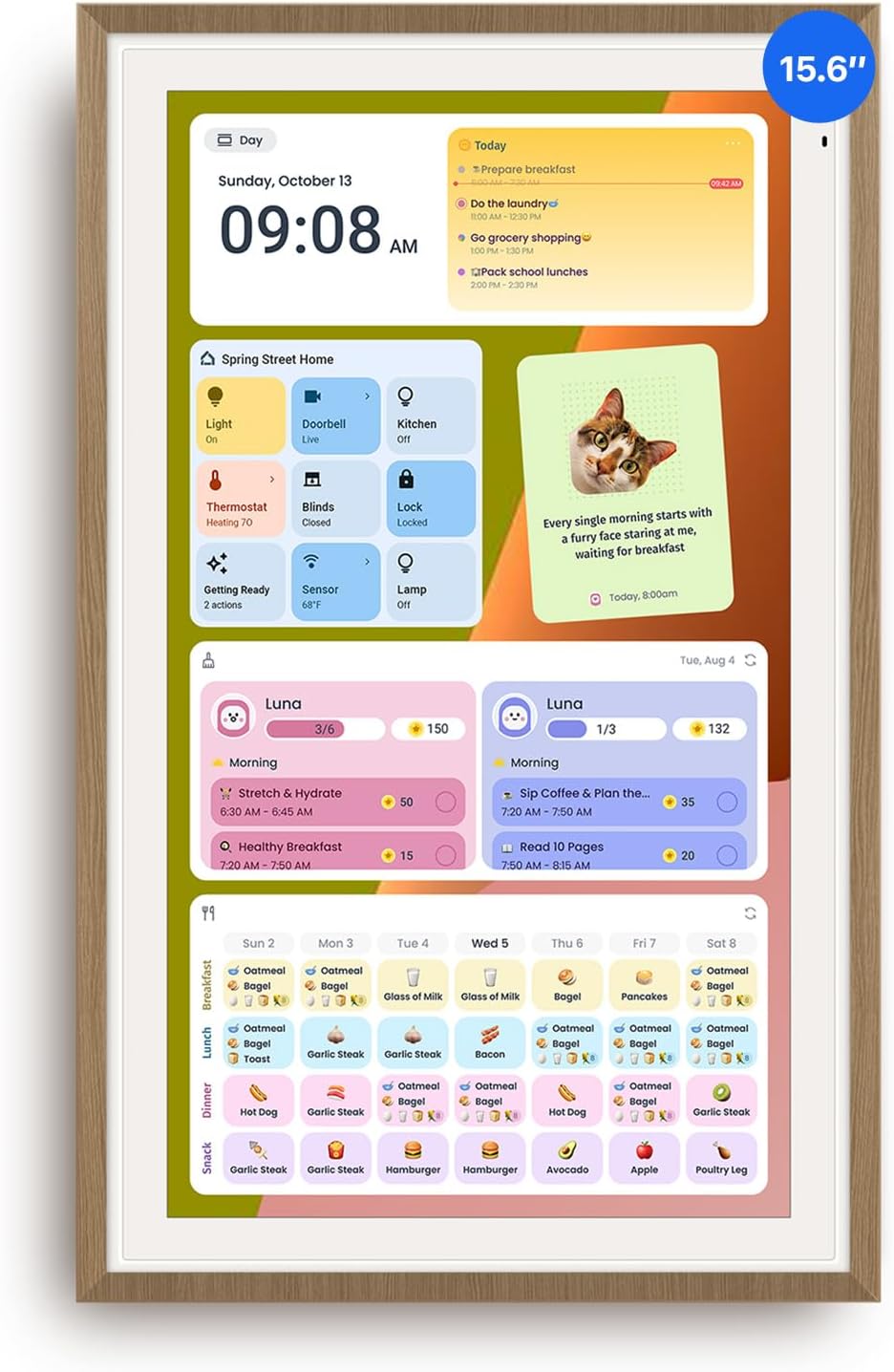 Detalle de ApoloSign 15.6" Digital Calendar 15.6