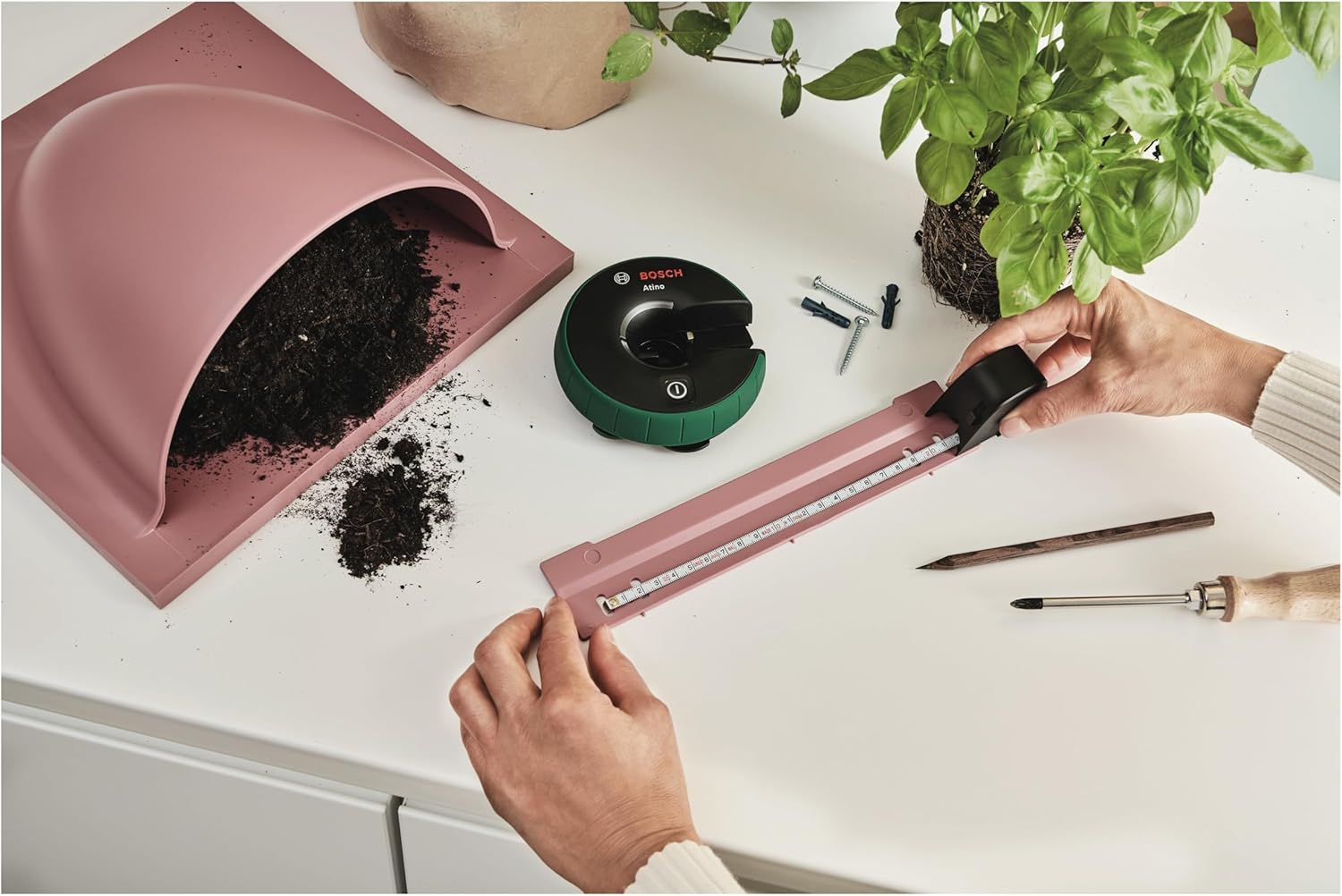 Thumbnail 6 de Bosch Atino 2nd gen line laser with removable & lockable measuring tape