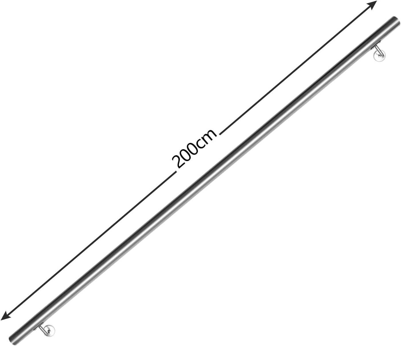 Detalle 2 de Vigevee Edelstahl Handlauf 200 cm đ