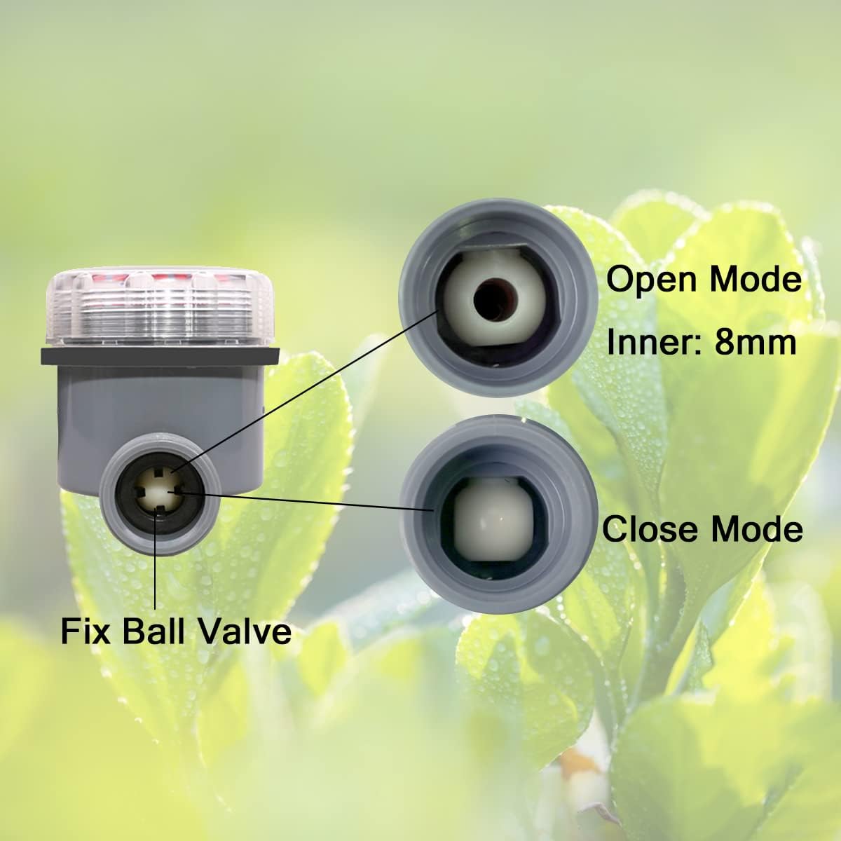Detalle 1 de Aqualin Electronic Water Timer Garden Irrigation Controller (Waterproof Watering Computer)