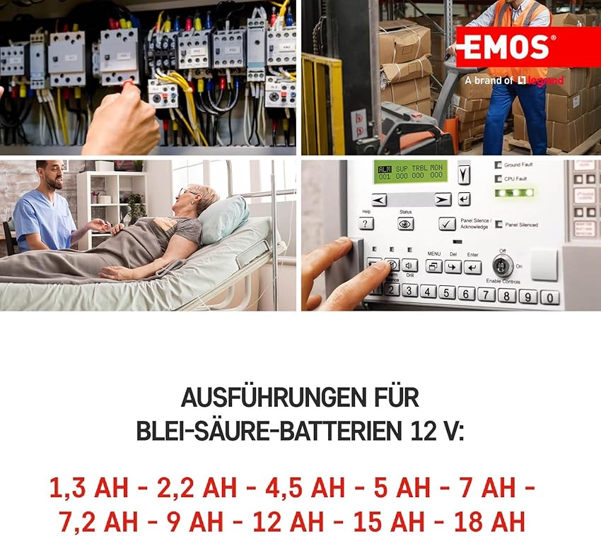 Thumbnail 5 de EMOS Batería AGM 12 V 7,2 Ah para SAI 📦