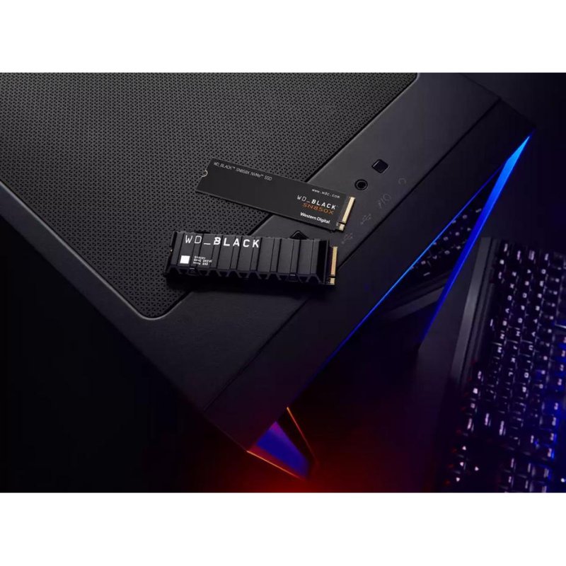 Detalle de WD_BLACK SN850X 1TB: SSD M.2 NVMe de alto rendimiento para gaming sin disipador