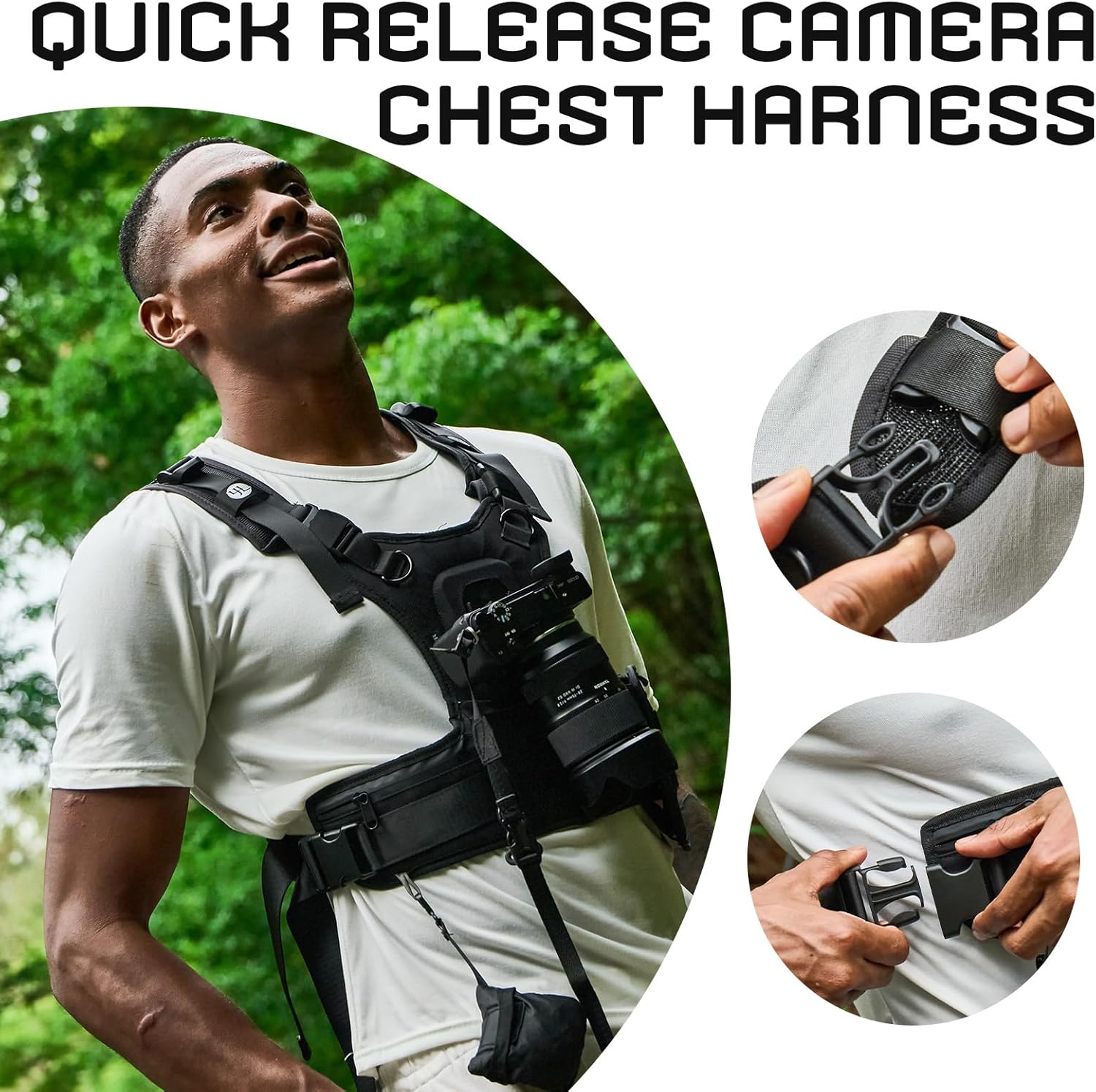 Thumbnail 6 de 4J LEDR Camera Carrier Chest Harness: Rugged Chest Mount for Photographers