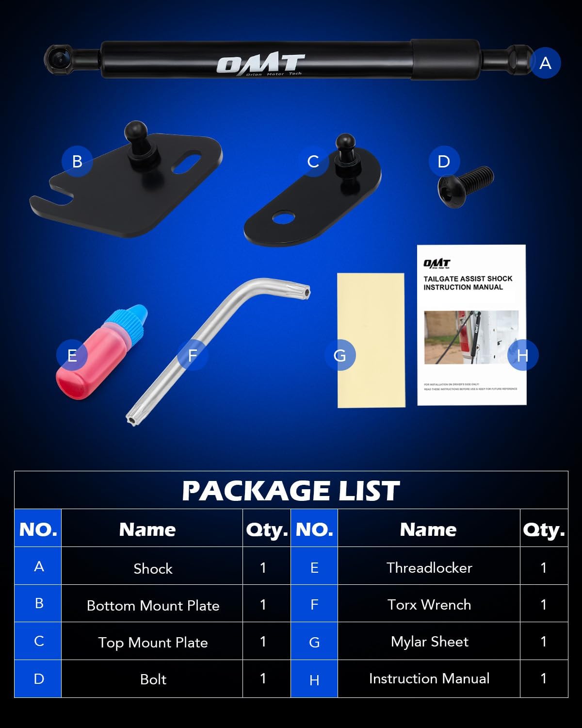 Thumbnail 4 de Orion Motor Tech F-150 Tailgate Assist 2015