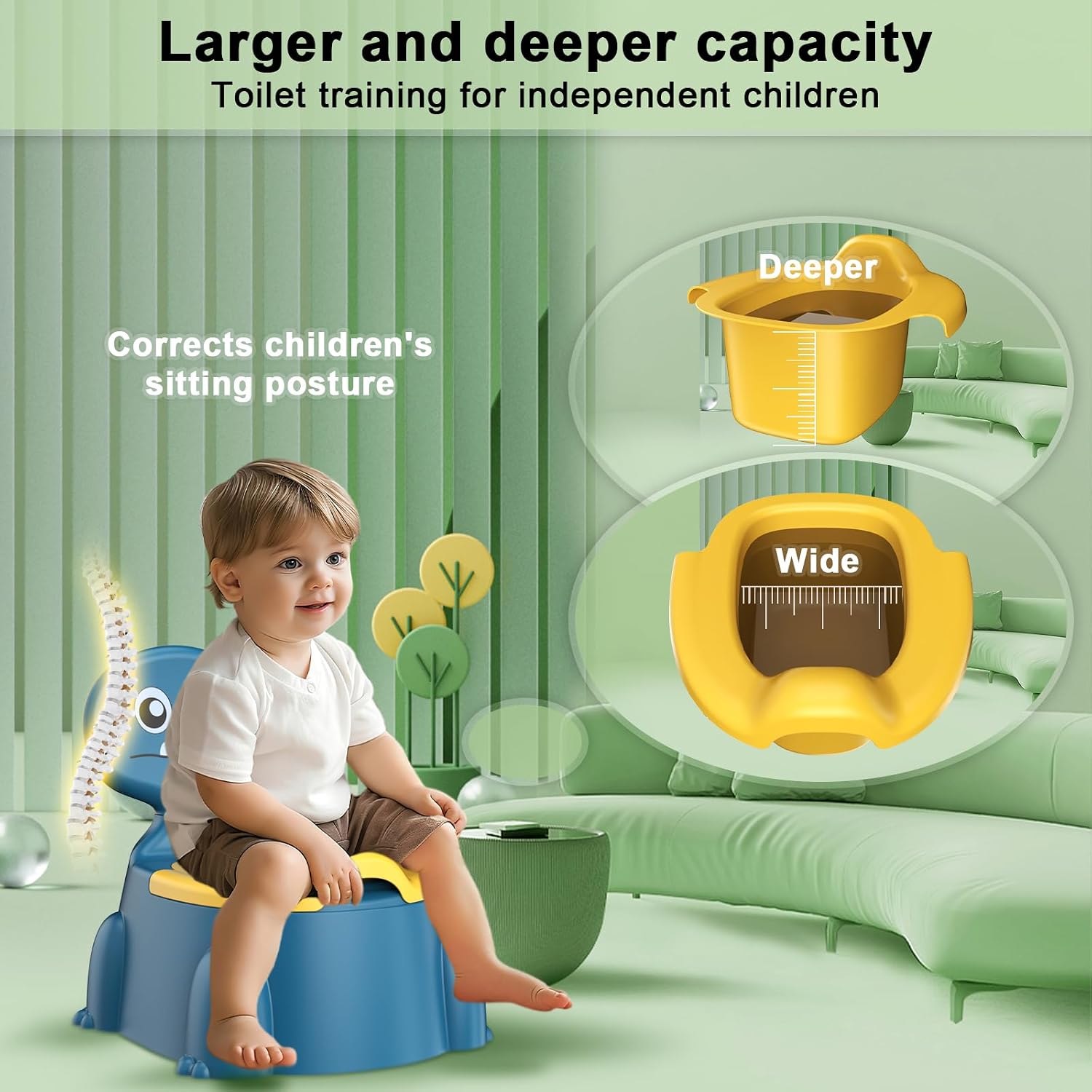 Detalle 2 de Potty Training Toddler Toilet Seat for Ages 1-6
