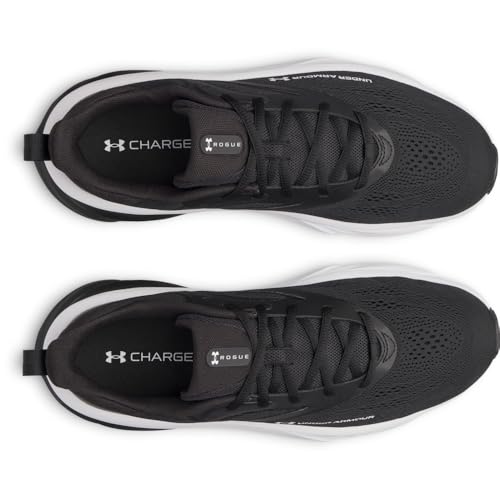 Detalle 2 de Under Armour UA Rogue 6 - Negro/Negro/Blanco, 42.5 EU