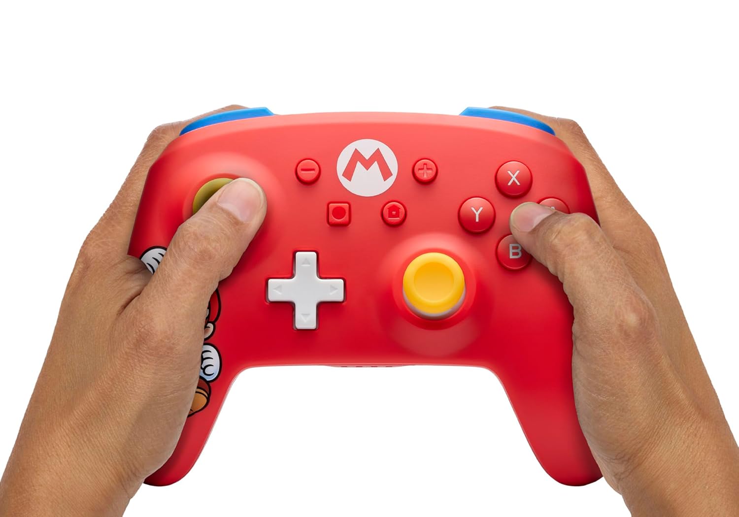 Detalle 2 de PowerA Wireless Controller for Nintendo Switch Mario Joy