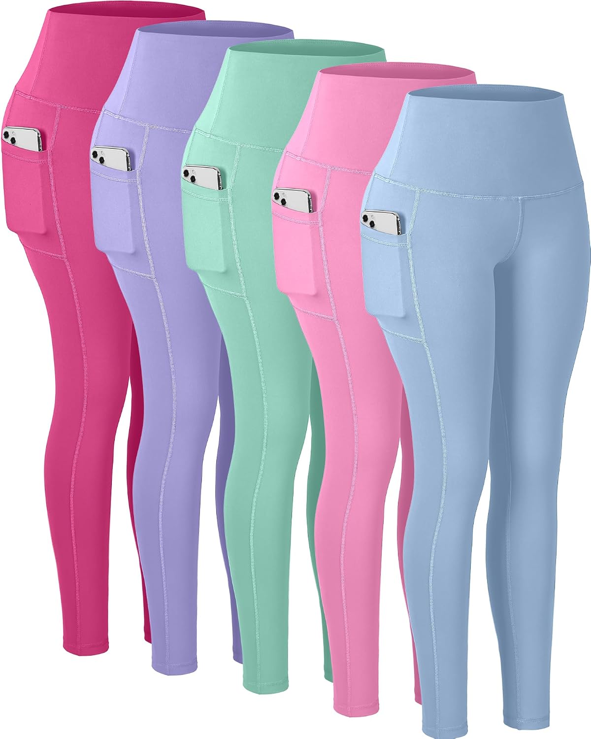 Detalle de CHRLEISURE High-Waist Pocket Yoga Pants for Women 🧘♀