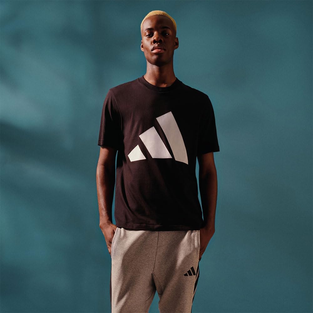 Thumbnail 2 de Adidas Herren Essentials Big Logo Single Jersey Tee – bequemes Basic-Shirt aus 100% Baumwolle