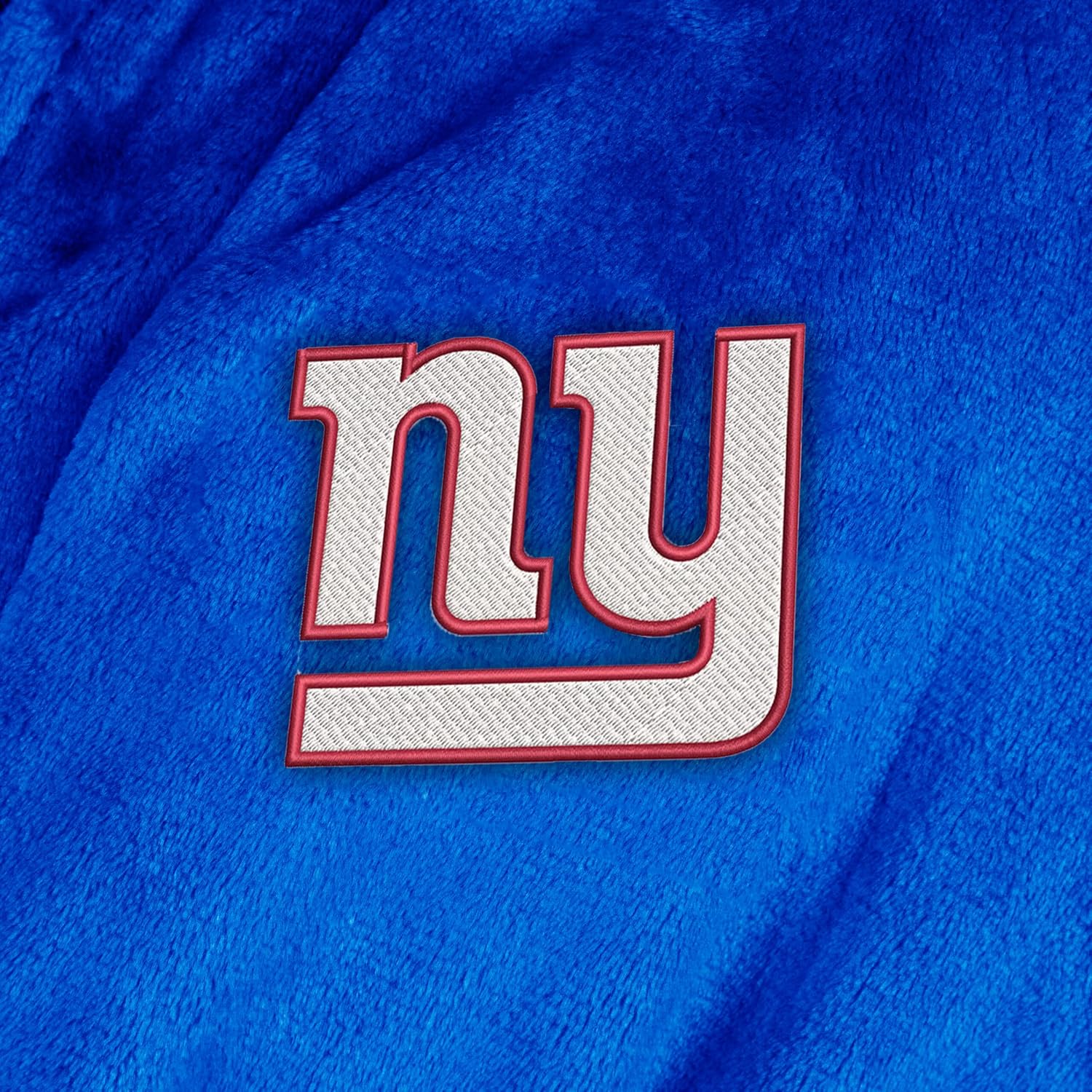 Detalle de Northwest NFL Unisex Silk Touch Bathrobe — New York Giants