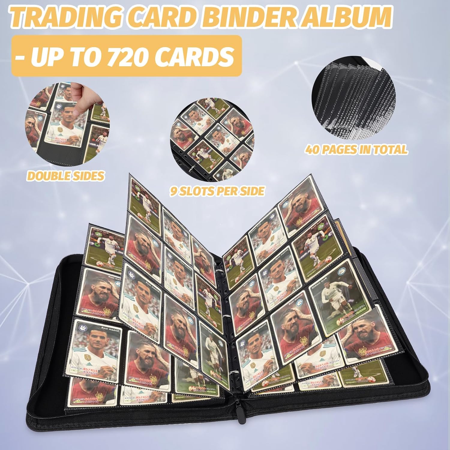 Detalle 2 de GERMUN 9-Pocket Card Binder 720