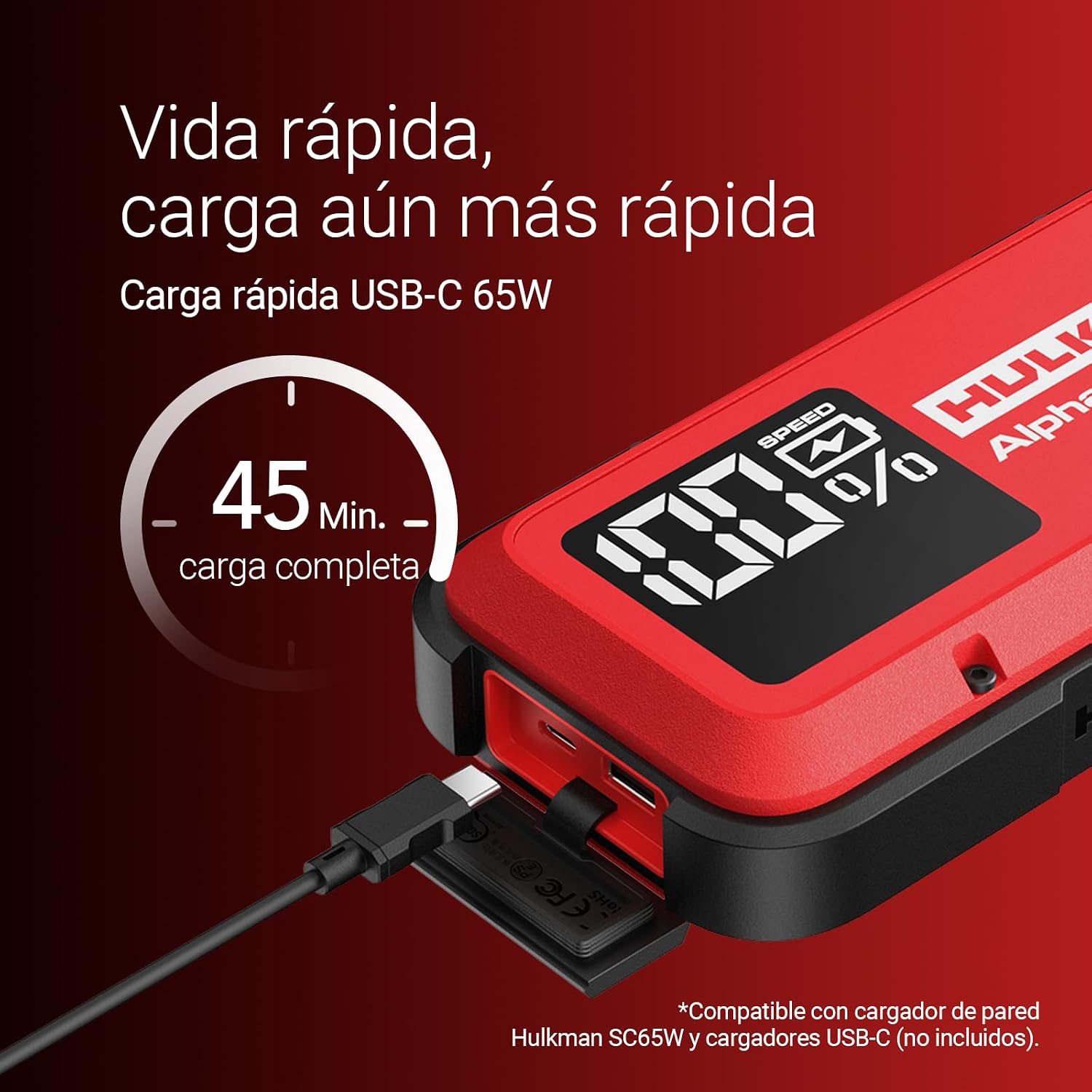Thumbnail 4 de HULKMAN Alpha Ultra Red 1000A 37Wh