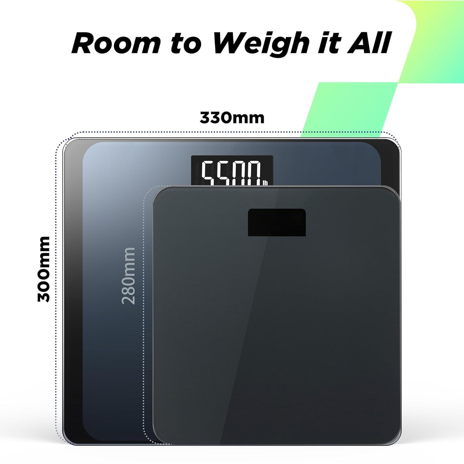 Thumbnail 3 de 550lb Bathroom Digital Scale 550 lb capacity
