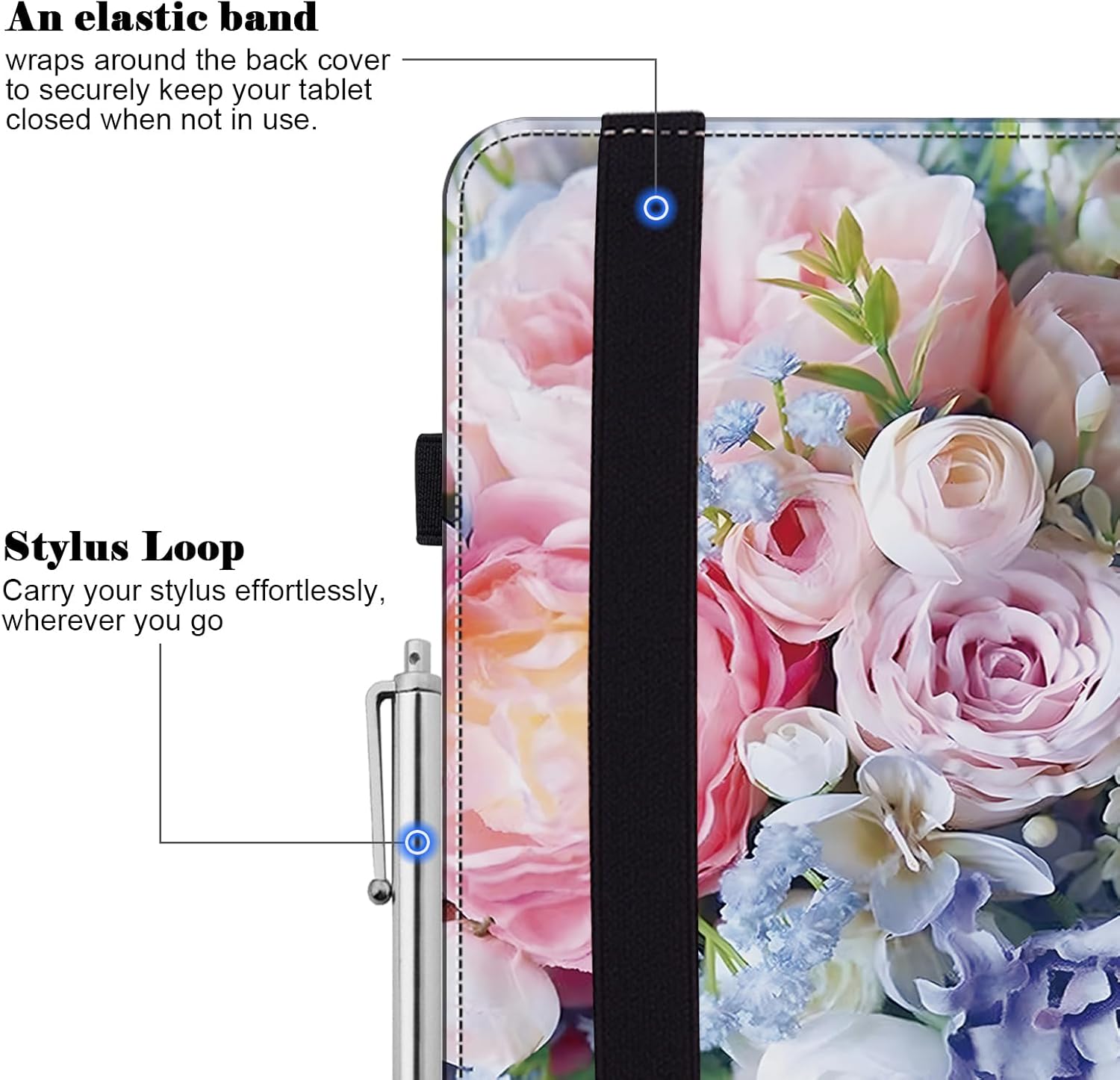 Thumbnail 5 de YiChZhe shockproof case for Honor Pad 9 12.1 inch (2024) with adjustable stand & card holder