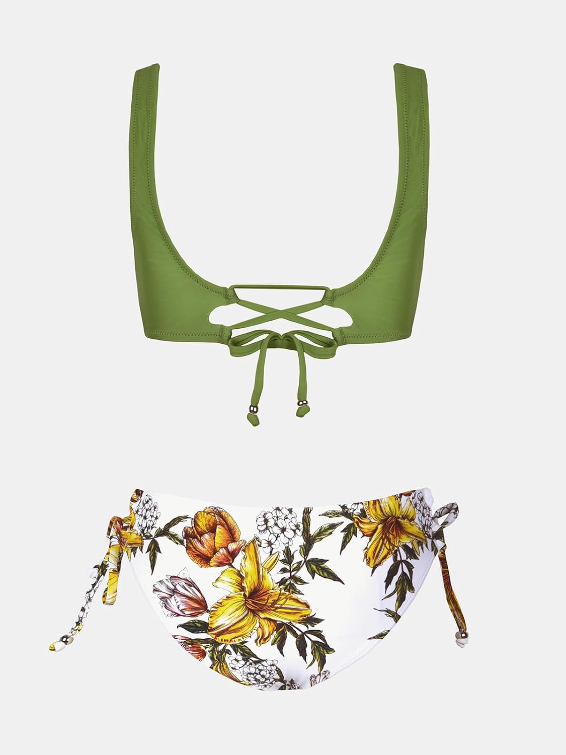 Thumbnail 5 de CUPSHE Bikini froncé à imprimé floral 2 pièces